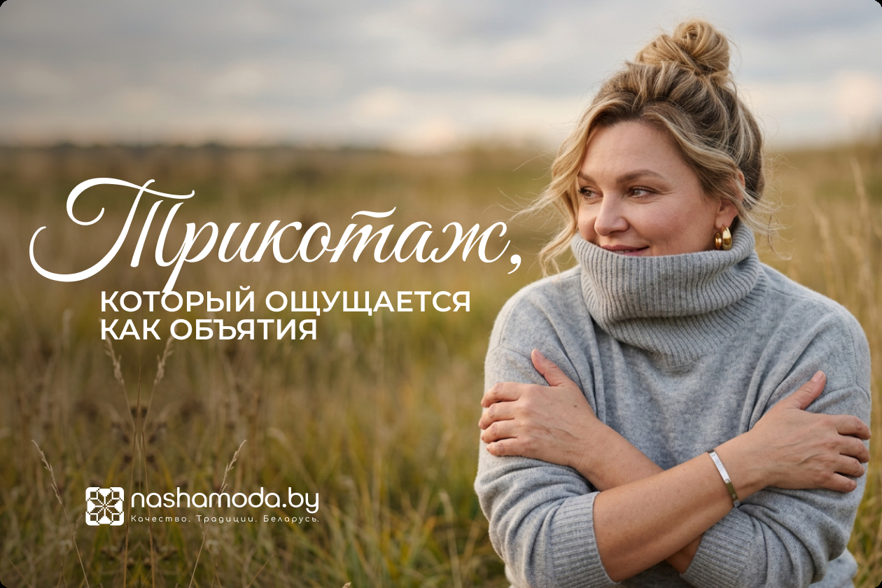Трикотаж, который ощущается как объятия!