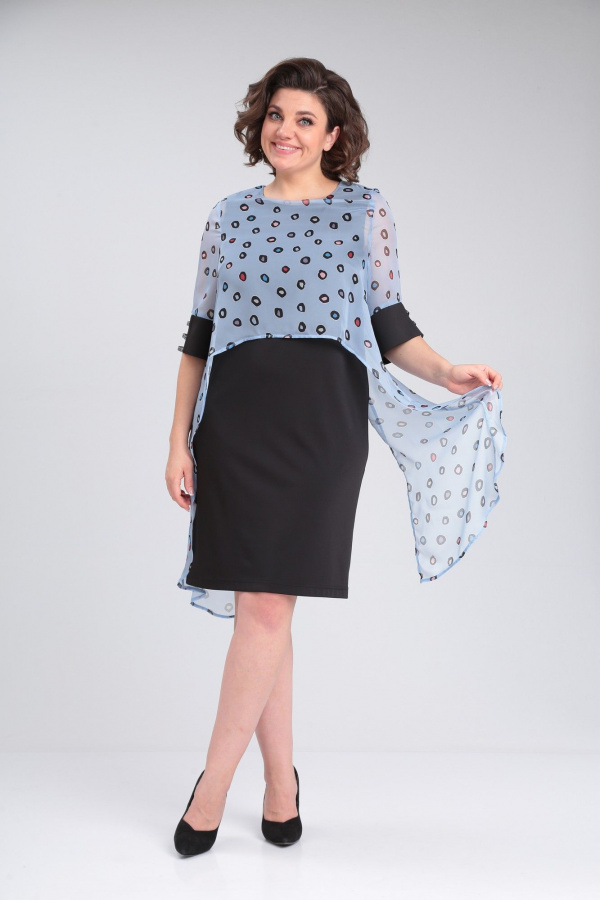 Michel chic 2136 черный,голубой