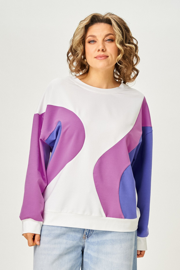 Rumoda 2298_молочный_фиолетовый